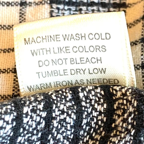 Lovestitch Pearl Snap Buttons Plaid Print Long Sleeve Button-Down Shirt - Picture 6 of 6